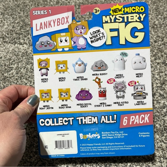 Lanky Box Micro Mystery Figure 6 Pack Series 1 Lanky Box NEW - Picture 2 of 4